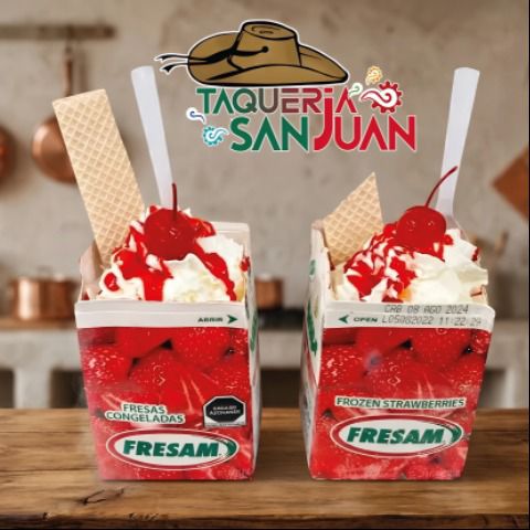 Fresas con Crema